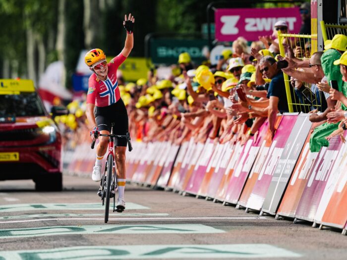 Norway’s Sigrid Haugset leads Tour de France Femmes after stage three win